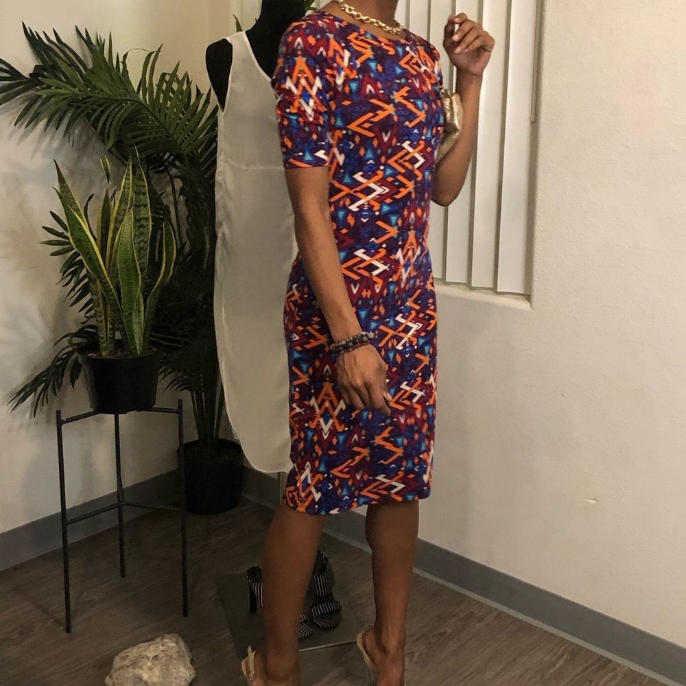 Lula Rue Aztec Print NWT Dress - Picture 7 of 14